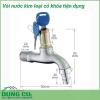 Vòi nước kim loại có khóa tiện dụng được làm bằng Inox304 được thiết kế chắc chắn. Sản phẩm đóng mở bằng khóa nên rất phù hợp lắp ngoài nhà làm vòi rửa chân tay trước khi bước vào nhà. Không lo bị trẻ con mở nước nghịch hoặc người khác lấy trộm nước.