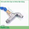 Vòi nước kim loại có khóa tiện dụng được làm bằng Inox304 được thiết kế chắc chắn. Sản phẩm đóng mở bằng khóa nên rất phù hợp lắp ngoài nhà làm vòi rửa chân tay trước khi bước vào nhà. Không lo bị trẻ con mở nước nghịch hoặc người khác lấy trộm nước.