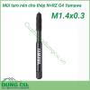 Mũi taro nén cho thép N+RZ G4 Yamawa M1.4x0.3 là dòng taro nén thích hợp cho gia công kim loại thép như là: thép cacbon thấp, thép cacbon trung bình, thép hợp kim. 