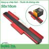 Dụng cụ chép hình - Thước đo đường viền 50x10cm dùng để sao chép viền, hình dạng của các loại vật đúc, giúp cung cấp cho bạn đường viền chép hình, biên dạng một cách chính xác. Với thiết kế đơn giản, giúp sử dụng một cách dễ dàng