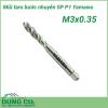 Mũi taro bước nhuyễn SP P1 Yamawa M3 x 0.35 là mũi taro có bước nhỏ, khi taro sẽ tạo ra lỗ ren có đỉnh ren và chân ren sát với nhau.