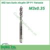 Mũi taro bước nhuyễn SP P1 Yamawa M3 x 0.35 là mũi taro có bước nhỏ, khi taro sẽ tạo ra lỗ ren có đỉnh ren và chân ren sát với nhau.