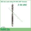 Mũi taro xoắn trắng SP P1 2-56UNC