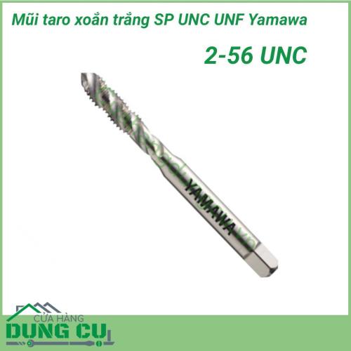 Mũi taro xoắn trắng SP P1 2-56UNC