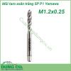 Mũi taro xoắn trắng SP P1 Yamawa M1.2 x 0.25 Dùng taro cho vật liệu thép carbon trung bình