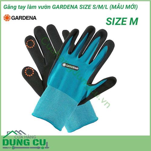 Găng tay làm vườn Gardena size M chuyên dụng giúp bảo vệ đôi tay của bạn trong quá trình làm vườn khỏi đất bẩn, các hoá chất từ phân bón và tránh những tổn thương do va chạm với các vật sắc nhọn, cành cây trong quá trình làm vườn.