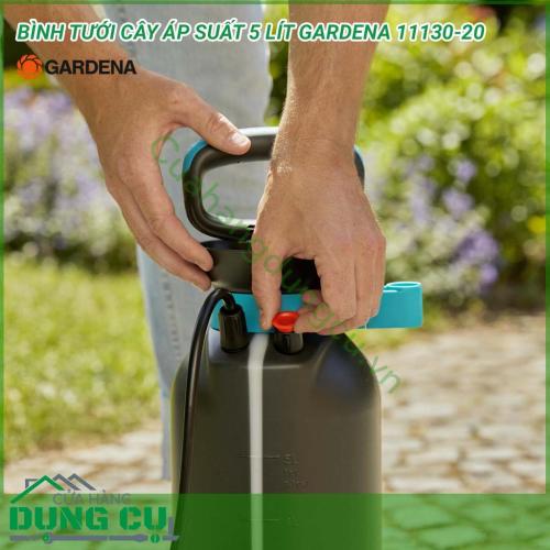 Bình tưới cây áp suất 5L Gardena 11130-20 được chế tạo bằng chất liệu nhựa cao cấp. Có độ bền cao, khả năng chống chịu các tác động ngoại lực và ảnh hưởng của môi trường. Yếu tố này giúp cho bình tưới thương hiệu Gardena luôn có tuổi thọ cao nhất.