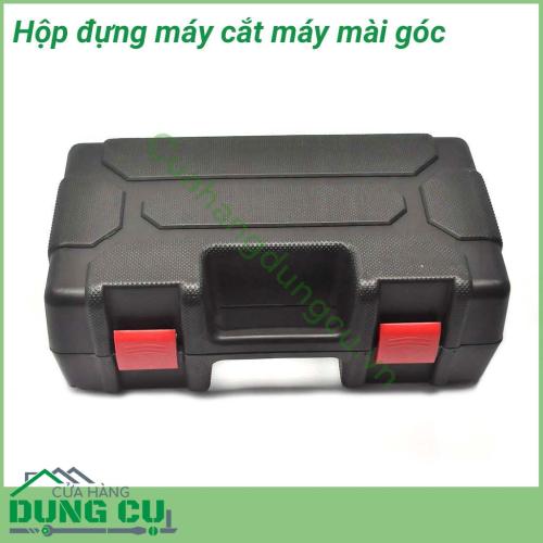 Hộp đựng máy cắt máy mài góc đựng tiện lợi, thuận tiện cho việc đi lại. Hộp đựng rộng rãi thoải mái, đựng được nhiều loại mũi khoan mũi mài khác nhau. 