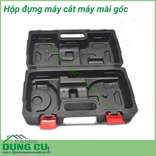 Hộp đựng máy cắt máy mài góc đựng tiện lợi, thuận tiện cho việc đi lại. Hộp đựng rộng rãi thoải mái, đựng được nhiều loại mũi khoan mũi mài khác nhau. 