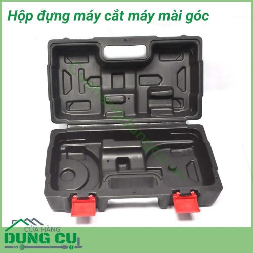 Hộp đựng máy cắt máy mài góc đựng tiện lợi, thuận tiện cho việc đi lại. Hộp đựng rộng rãi thoải mái, đựng được nhiều loại mũi khoan mũi mài khác nhau. 