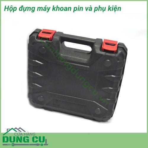 Hộp đựng máy khoan pin và phụ kiện tiện lợi - Thuân tiện cho việc đi lại . Hộp đựng rộng rãi thoải mái , đựng được nhiều loại mũi khoan mũi mài khác nhau. Đựng được các loại chuôi lục giác tiện lợi cho khoan , đầu chuyển vặn khẩu ,...   