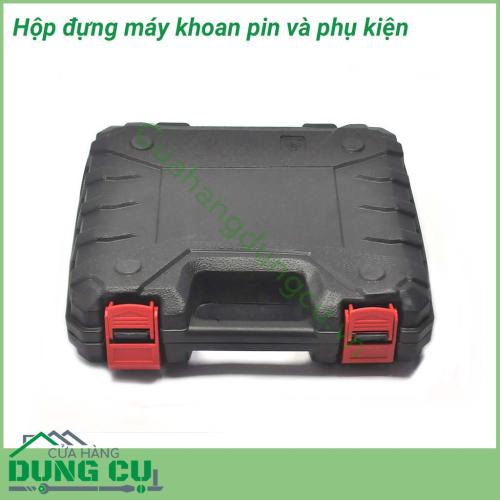 Hộp đựng máy khoan pin và phụ kiện tiện lợi - Thuân tiện cho việc đi lại . Hộp đựng rộng rãi thoải mái , đựng được nhiều loại mũi khoan mũi mài khác nhau. Đựng được các loại chuôi lục giác tiện lợi cho khoan , đầu chuyển vặn khẩu ,...   