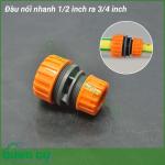 Đầu nối nhanh ống nước 1/2 inch ra 3/4 inch
