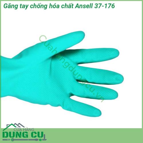 Găng tay chống hóa chất Ansell 37-176 là loại găng tay đang được nhiều người tin dùng bởi thiết kế ôm sát bàn tay, mang đến sự thoải mái và an toàn cho người lao động.