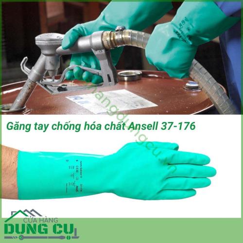 Găng tay chống hóa chất Ansell 37-176 là loại găng tay đang được nhiều người tin dùng bởi thiết kế ôm sát bàn tay, mang đến sự thoải mái và an toàn cho người lao động.