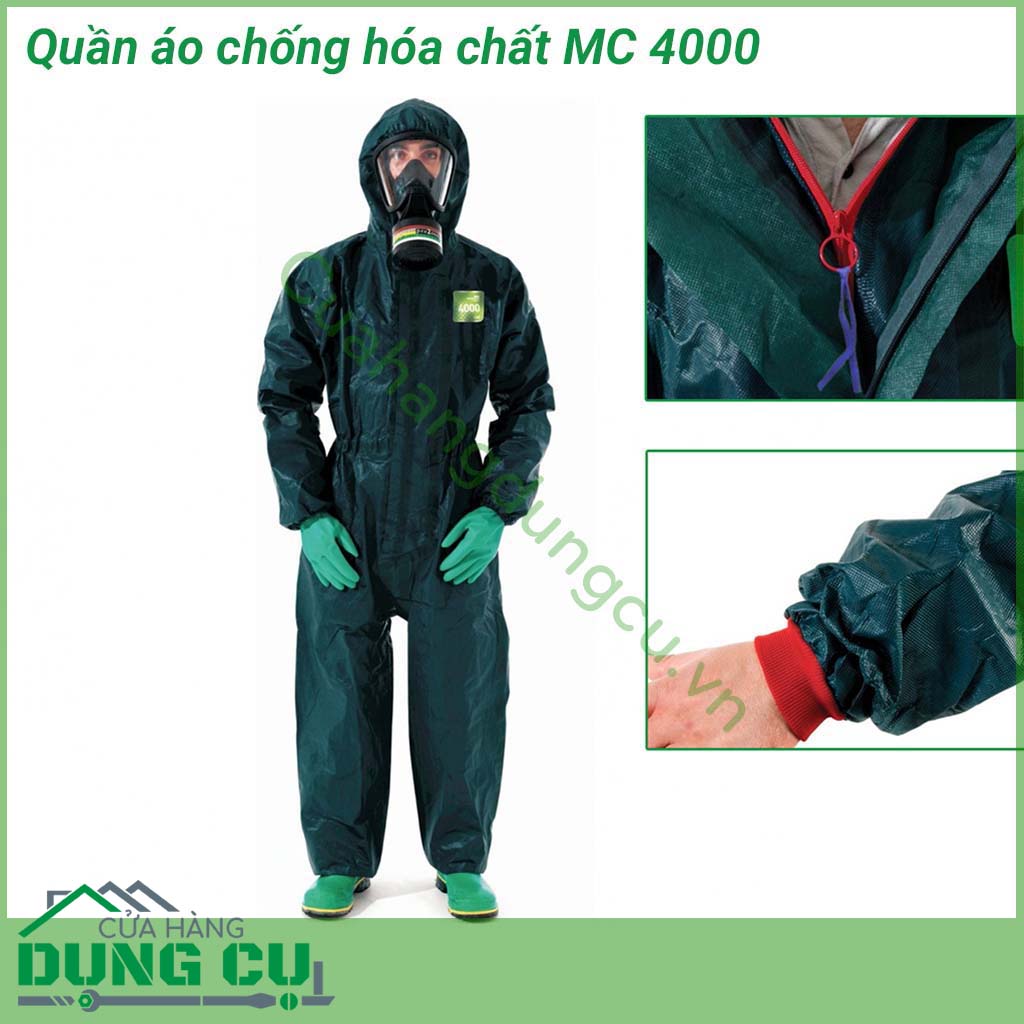Quần áo chống hóa chất MC 4000