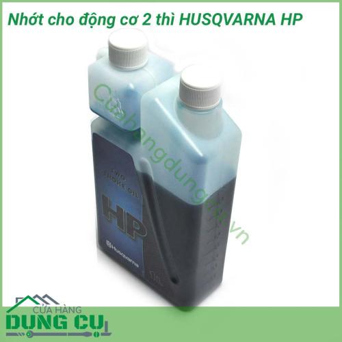 Nhớt 2 thì HUSQVARNA HP cho động cơ dùng để bảo vệ động cơ, phù hợp cho những máy cắt cỏ, máy cưa và một số máy khác. Giúp động cơ hoạt động bền bỉ. Kéo dài tuổi thọ cho máy, ngăn chặn các biến dạng do ma sát.