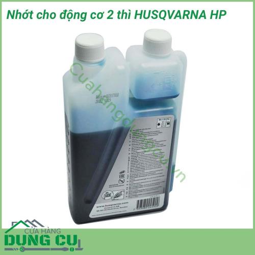 Nhớt 2 thì HUSQVARNA HP cho động cơ dùng để bảo vệ động cơ, phù hợp cho những máy cắt cỏ, máy cưa và một số máy khác. Giúp động cơ hoạt động bền bỉ. Kéo dài tuổi thọ cho máy, ngăn chặn các biến dạng do ma sát.