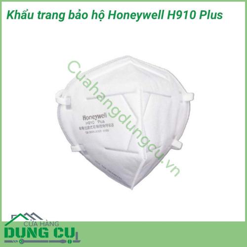 Khẩu trang bảo hộ Honeywell H910 Plus bảo vệ hoàn hảo hệ hô hấp khỏi các hạt bụi . Đây là dòng khẩu trang có mức độ bảo vệ với không gian thở lớn, thoải mái và cung cấp sự bảo vệ tối ưu nhất cho người dùng trước các loại bụi khí có hại.