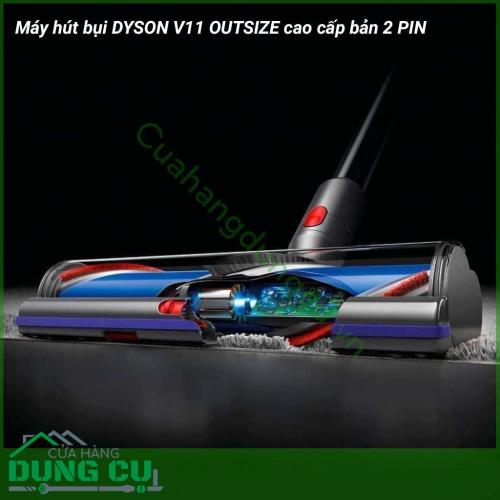 Máy hút bụi DYSON OUTSIZE bản 2 pin cao cấp được thiết kế để làm sạch sâu toàn bộ ngôi nhà, cung cấp công suất hút, thời gian chạy và các công cụ được thiết kế để làm sạch sâu toàn bộ ngôi nhà của bạn