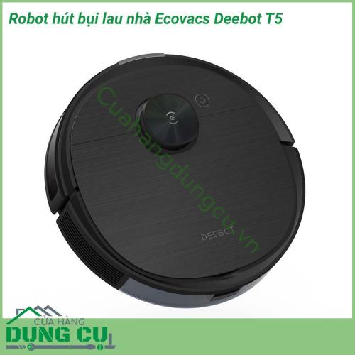 Robot hút bụi lau nhà Ecovacs Deebot T5 đem đến một không gian sang trọng và sạch sẽ. Bạn chỉ cần nghỉ ngơi và ra lệnh theo ý mình muốn, mọi thứ sẽ được T5 thực hiện ngay lập tức.