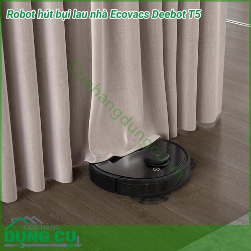 Robot hút bụi lau nhà Ecovacs Deebot T5 đem đến một không gian sang trọng và sạch sẽ. Bạn chỉ cần nghỉ ngơi và ra lệnh theo ý mình muốn, mọi thứ sẽ được T5 thực hiện ngay lập tức.