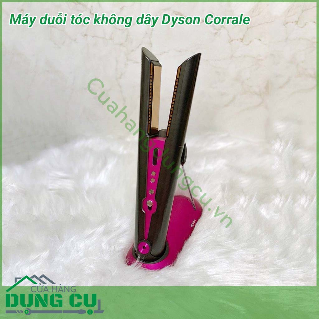 Máy duỗi tóc không dây Dyson Corrale mang đến 30 phút tạo kiểu tóc không cần dùng dây. Máy duỗi tóc Dyson Corrale  - một phát minh mới thay đổi cách duỗi tóc thông thường.