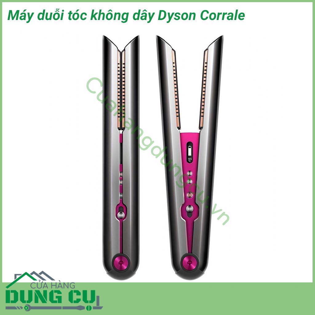 Máy duỗi tóc không dây Dyson Corrale mang đến 30 phút tạo kiểu tóc không cần dùng dây. Máy duỗi tóc Dyson Corrale  - một phát minh mới thay đổi cách duỗi tóc thông thường.