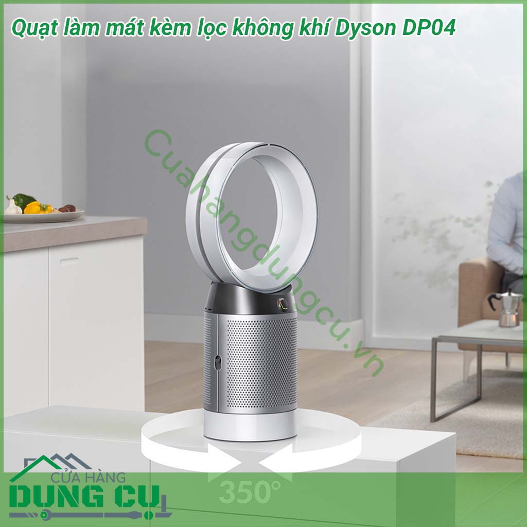 Quạt làm mát kiêm lọc không khí Dyson DP04 được thiết kế với kiểu dáng vô cùng hiện đại, đảm bảo nó có thể hoạt động bền bỉ và có hiệu suất hoạt động ổn định trong suốt khoảng thời gian dài.
