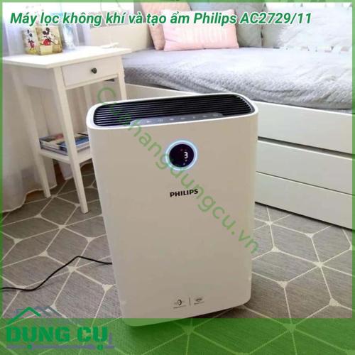 Máy lọc không khí và tạo ẩm Philips AC2729/11 sự kết hợp hoàn hảo giữa máy lọc không khí và máy tạo độ ẩm, giúp cải thiện chất lượng không khí mang đến luồng không khí trong lành cho ngôi nhà bạn. 