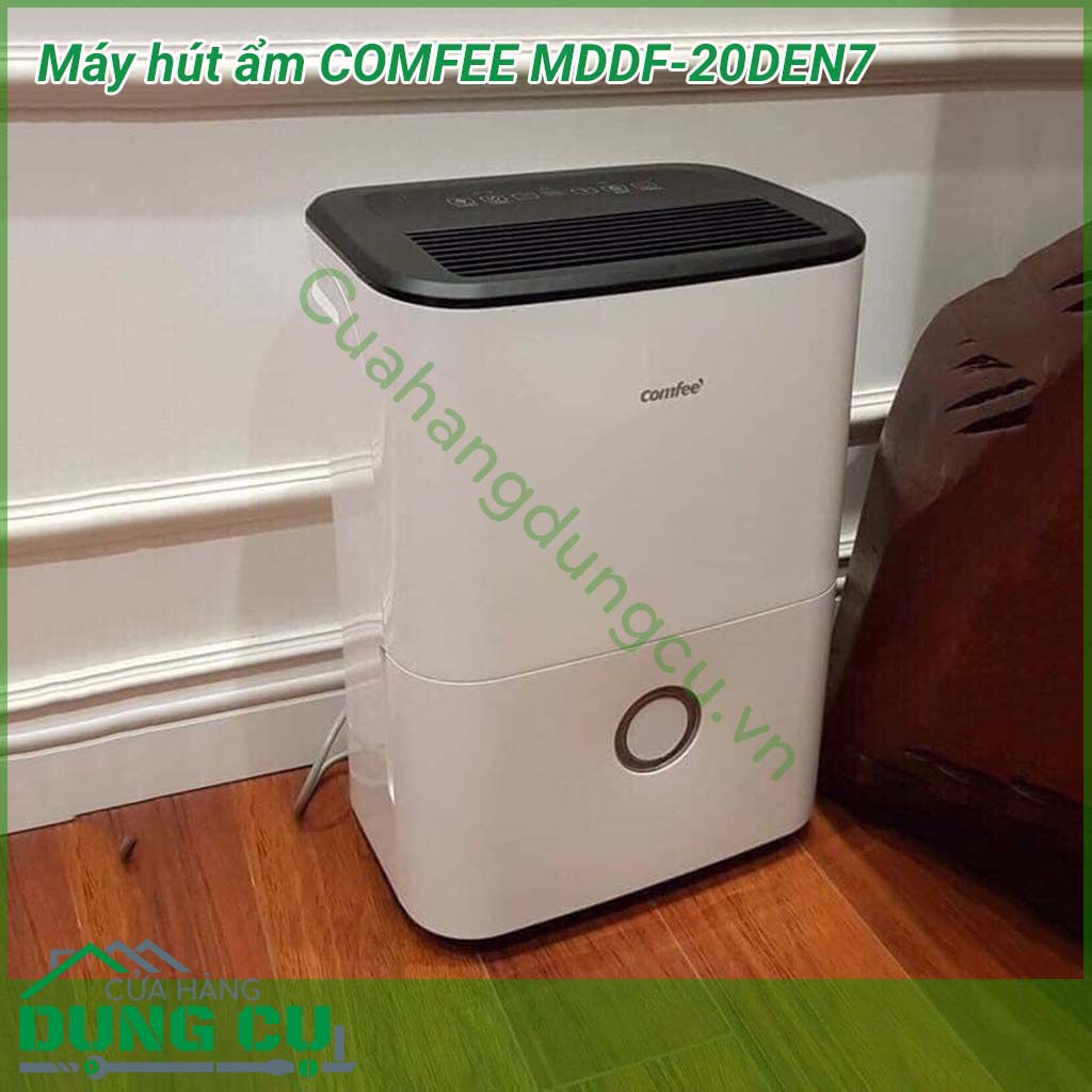 Máy hút ẩm Comfee MDDF-20DEN7 đIều hoà độ ẩm không khí, ngăn ngừa hiện tượng ngưng tụ nước nấm mốc hay mùi ẩm trong phòng.