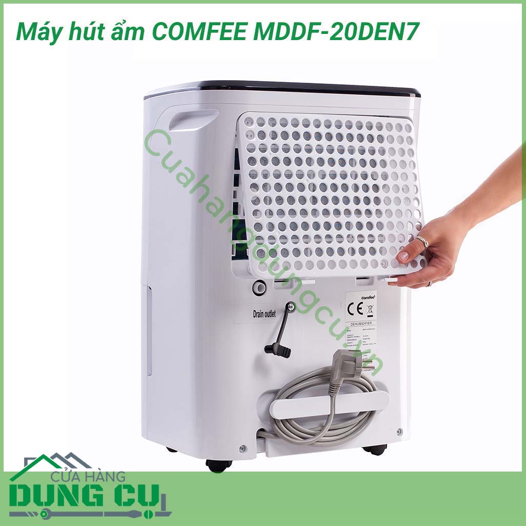 Máy hút ẩm Comfee MDDF-20DEN7 đIều hoà độ ẩm không khí, ngăn ngừa hiện tượng ngưng tụ nước nấm mốc hay mùi ẩm trong phòng.