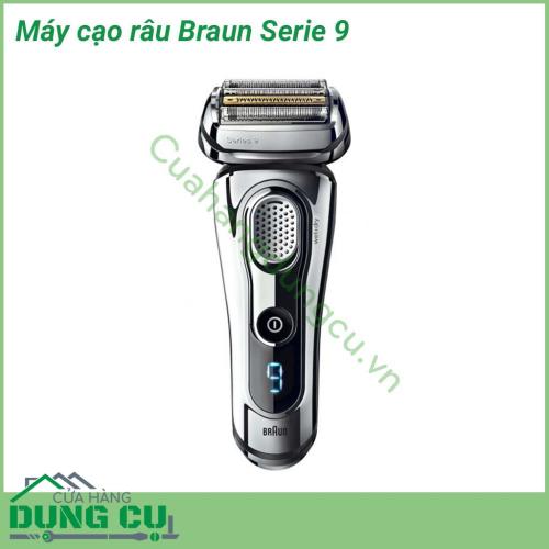 Máy cạo râu Braun Serie 9 giúp cạo râu an toàn, nhanh chóng, cạo sạch cả những sợi râu cứng, dài nhất. Máy cạo êm không làm xước da, kích thước nhỏ gọn thuận tiện cho việc di chuyển, có thể cạo ướt hoặc khô mà vẫn cho lại một kết quả hoàn hảo