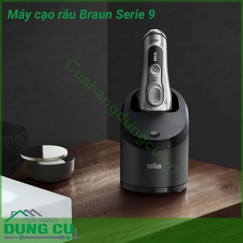 Máy cạo râu Braun Serie 9 giúp cạo râu an toàn, nhanh chóng, cạo sạch cả những sợi râu cứng, dài nhất. Máy cạo êm không làm xước da, kích thước nhỏ gọn thuận tiện cho việc di chuyển, có thể cạo ướt hoặc khô mà vẫn cho lại một kết quả hoàn hảo