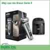 Máy cạo râu Braun Serie 9 giúp cạo râu an toàn, nhanh chóng, cạo sạch cả những sợi râu cứng, dài nhất. Máy cạo êm không làm xước da, kích thước nhỏ gọn thuận tiện cho việc di chuyển, có thể cạo ướt hoặc khô mà vẫn cho lại một kết quả hoàn hảo