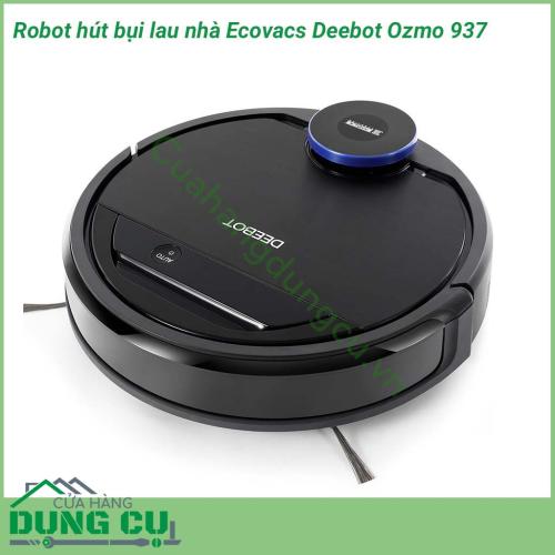 Robot hút bụi lau nhà Ecovacs Deebot Ozmo 937 có khả năng làm vệ sinh căn nhà của bạn theo nhiều cách. Nó tự động quét, thiết lập bản đồ và tự lập sơ đồ di chuyển để làm sạch hiệu quả và dọn dẹp căn nhà một cách hiệu quả nhất