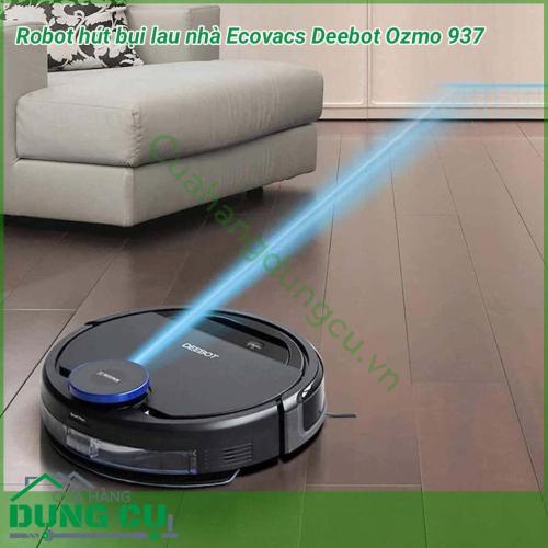 Robot hút bụi lau nhà Ecovacs Deebot Ozmo 937 có khả năng làm vệ sinh căn nhà của bạn theo nhiều cách. Nó tự động quét, thiết lập bản đồ và tự lập sơ đồ di chuyển để làm sạch hiệu quả và dọn dẹp căn nhà một cách hiệu quả nhất