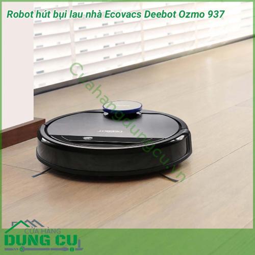 Robot hút bụi lau nhà Ecovacs Deebot Ozmo 937 có khả năng làm vệ sinh căn nhà của bạn theo nhiều cách. Nó tự động quét, thiết lập bản đồ và tự lập sơ đồ di chuyển để làm sạch hiệu quả và dọn dẹp căn nhà một cách hiệu quả nhất