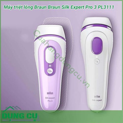 Máy triệt lông Braun Braun Silk Expert Pro 3 PL3111 an toàn, nhanh nhất và hiệu quả nhất từ ​​Braun để triệt lông vĩnh viễn