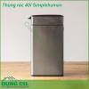 Thùng rác 40 lít Simplehuman được làm bằng thép không gỉ đơn giản kết hợp công nghệ tiên tiến cho phép bạn mở thùng bằng tay, khuỷu tay hoặc hông của mình. Thiết kế mỏng, tiết kiệm không gian, hoàn hảo cho nhà bếp nhỏ hoặc để ngồi dựa vào tường