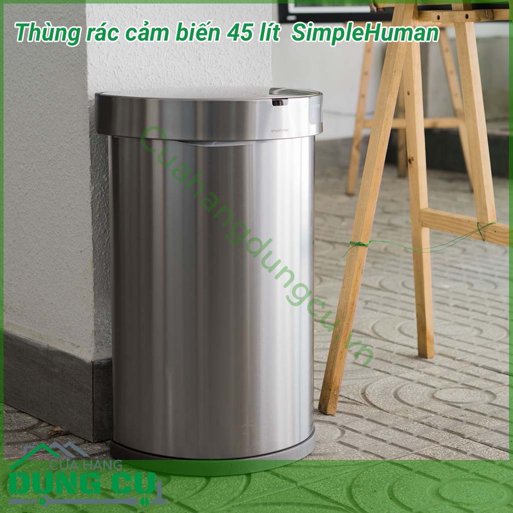 Thùng rác cảm biến 45 lít Simplehuman