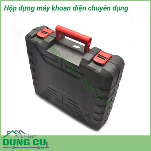 Hộp đựng máy khoan điện chuyên dụng là sản phẩm chuyên dùng của thợ cơ khí sửa chữa và xây dựng. Hộp đựng máy khoan tiện lợi - Thuân tiện cho việc đi lại. Hộp đựng rộng rãi thoải mái