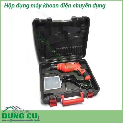 Hộp đựng máy khoan điện chuyên dụng là sản phẩm chuyên dùng của thợ cơ khí sửa chữa và xây dựng. Hộp đựng máy khoan tiện lợi - Thuân tiện cho việc đi lại. Hộp đựng rộng rãi thoải mái