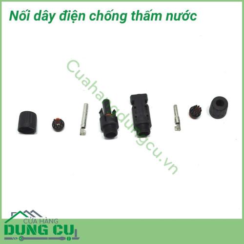 Nối dây điện chống nước bằng nhựa dễ dàng đấu nối nhanh chóng, gọn gàng, an toàn, chắc chắn, cách điện hoàn toàn, chống được sự xâm nhập của hơi nước và nước sử dụng tốt trong phòng lạnh, ngoài trời.