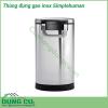 Thùng đựng gạo inox Simplehuman cao cấp đựng cho 15 kg gạo. Thiết kế thông minh, tiện lợi, nhỏ gọn nhưng rất sang trọng. Thùng gạo  SimpleHuman có tác dụng bảo vệ an toàn, chống ẩm mốc, côn trùng cho các loại thực phẩm