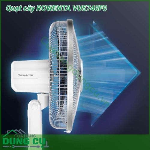 Quạt đứng ROWENTA VU5740F0 với công suất 70W cung cấp không khí trong lành trong mỗi căn phòng, đặc biệt với âm lượng 44 dB, quạt rất yên tĩnh không gây tiếng ồn. Đây là chiếc quạt lý tưởng để sử dụng yên tĩnh khi ngủ, xem TV, làm việc hoặc học tập