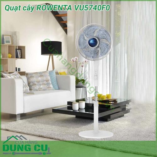 Quạt đứng ROWENTA VU5740F0 với công suất 70W cung cấp không khí trong lành trong mỗi căn phòng, đặc biệt với âm lượng 44 dB, quạt rất yên tĩnh không gây tiếng ồn. Đây là chiếc quạt lý tưởng để sử dụng yên tĩnh khi ngủ, xem TV, làm việc hoặc học tập