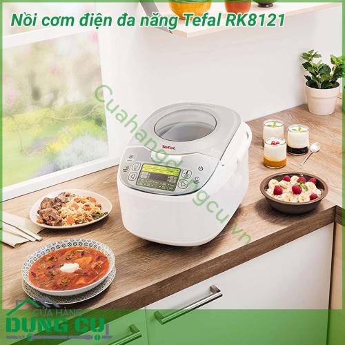 Nồi cơm điện đa năng Tefal RK8121 sở hữu kiểu dáng sang trọng, thanh lịch. Phần vỏ nồi sáng bóng, ít bám bẩn giúp người dùng dễ vệ sinh. Chất lượng tốt và có độ bền cao. Nồi còn có thiết kế đẹp mắt giúp không gian bếp thêm hiện đại và tiện nghi hơn.