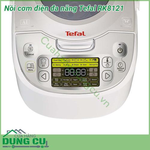 Nồi cơm điện đa năng Tefal RK8121 sở hữu kiểu dáng sang trọng, thanh lịch. Phần vỏ nồi sáng bóng, ít bám bẩn giúp người dùng dễ vệ sinh. Chất lượng tốt và có độ bền cao. Nồi còn có thiết kế đẹp mắt giúp không gian bếp thêm hiện đại và tiện nghi hơn.