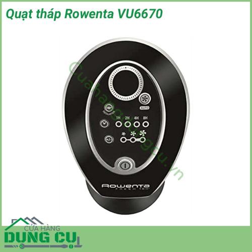 Quạt tháp Rowenta VU6670 giải pháp tối ưu cho tất cả cá băn khoăn của bạn. Quạt dùng cho phòng điều hoà, gió dịu mát, không bạt hơi rất phù hợp cho không gian phòng ngủ tạo độ mát dịu và ko gây ra tiếng ồn giúp có giấc ngủ ngon. 